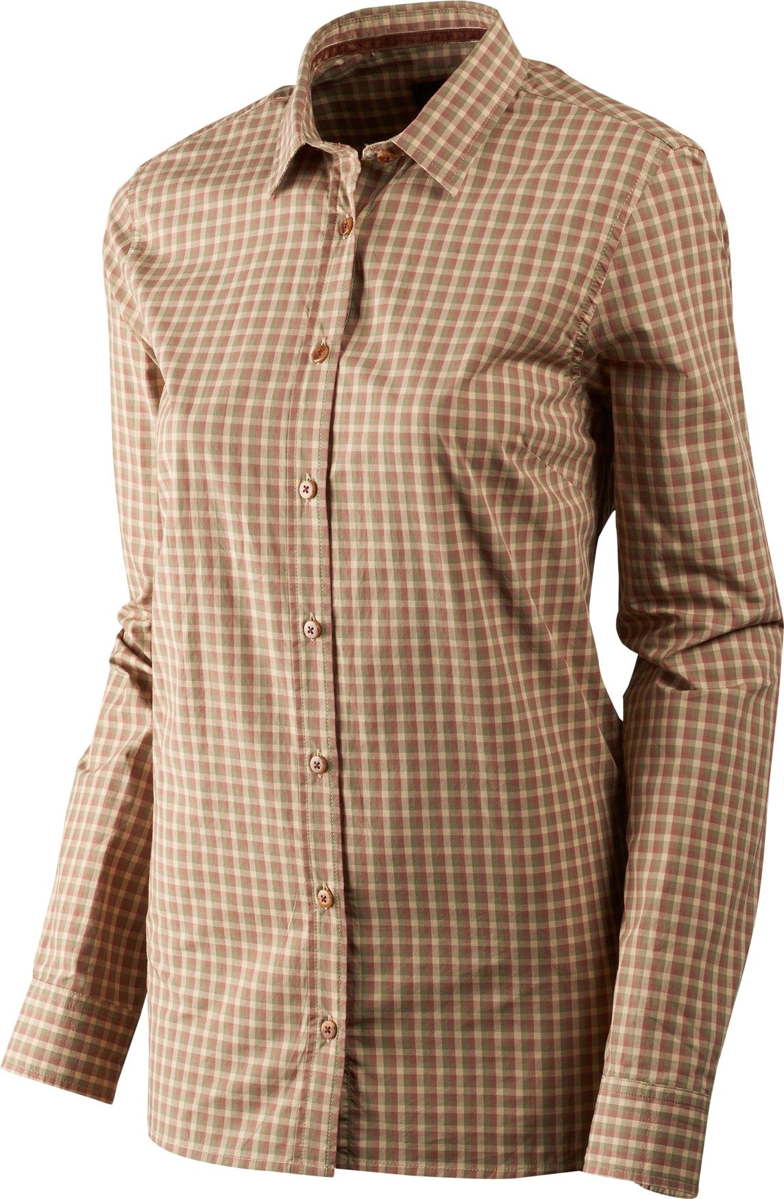 Selja Lady L/S Check skjorte - Moonlight rose check - Härkila
