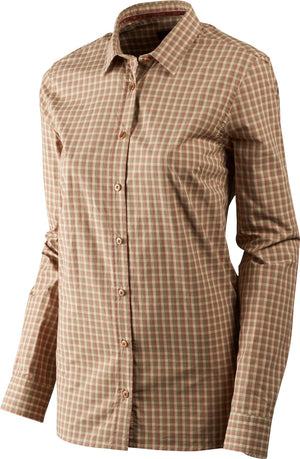 Selja Lady L/S Check skjorte - Moonlight rose check - Härkila