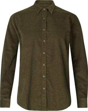 Olivia Skjorte Women Pine green - Seeland