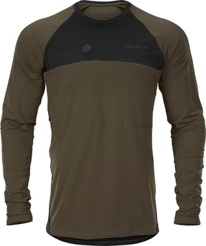 Härkila Heat L/S t-shirt Willow green/Black - Härkila