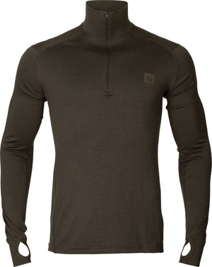 Härkila Base All Season half zip Shadow brown  - Härkila