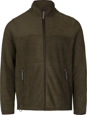Woodcock Earl Fleece Jakke - Pine green melange - Seeland