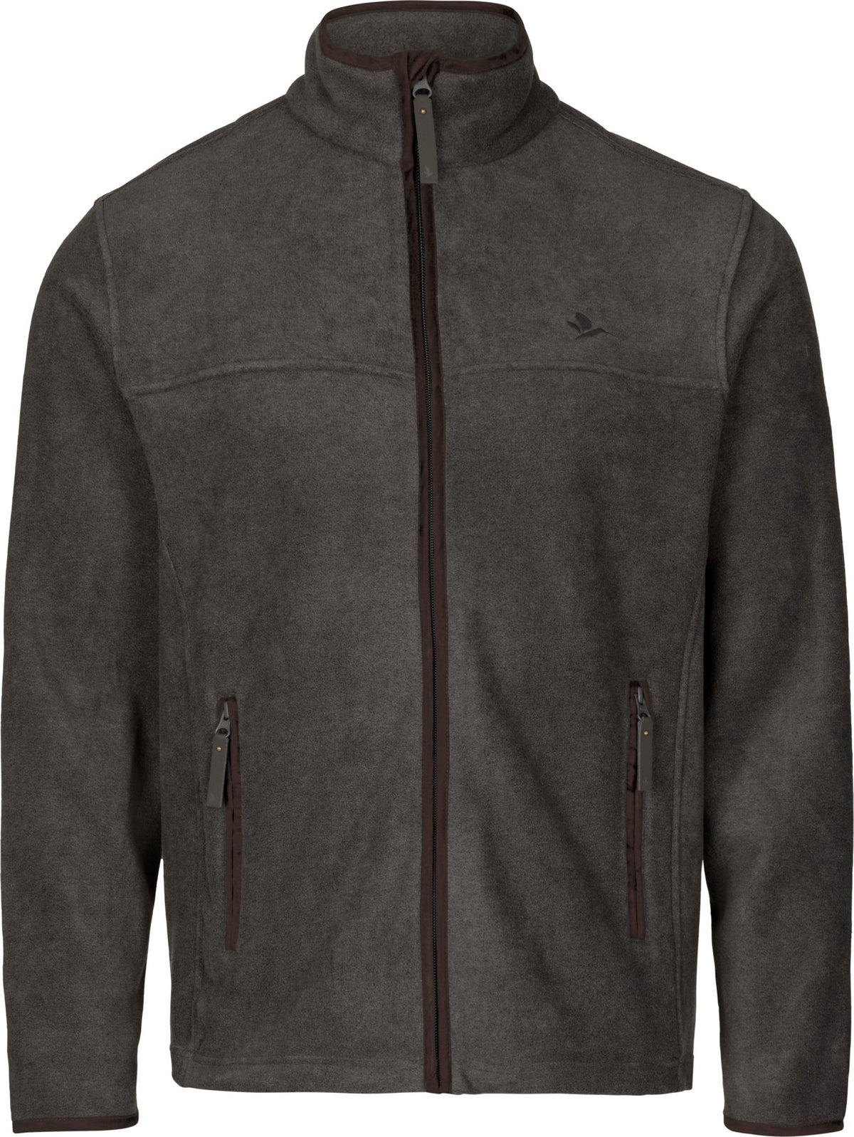 Woodcock Earl Fleece Jakke - Dark Grey Melange - Seeland