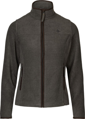 Woodcock Ivy Fleece Jakke - Dark Grey Melange - Seeland