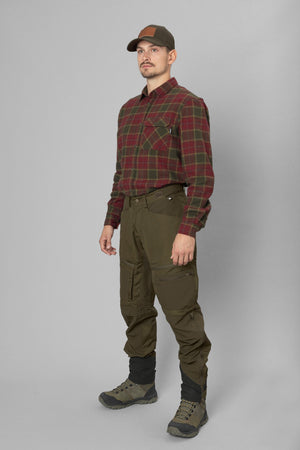 Glen Flannel Skjorte - Red forest check - Seeland