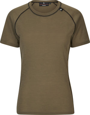 Apex Aia Merino T-shirt Covert Green - Seeland
