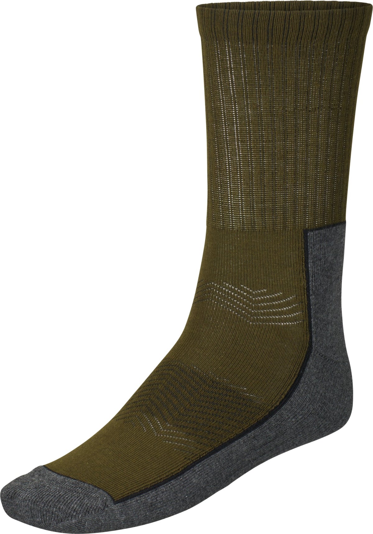 Field Strømpe - 3Pack Pine Green/Dark Grey - Seeland