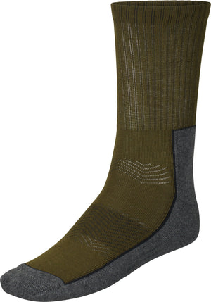 Field Strømpe - 3Pack Pine Green/Dark Grey - Seeland