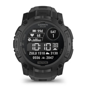 Instinct® 3 – 45 mm, Solar, Tactical Edition, Sort med sort rem