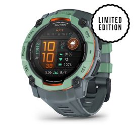 Instinct® 3 – 50 mm, AMOLED, Fern Green med Fern Green rem 3