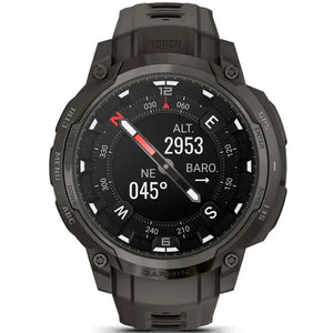 22 mm remme (Instinct® 3 - 45 mm/Instinct Crossover AMOLED), Charcoal silikone med metalspænde 3
