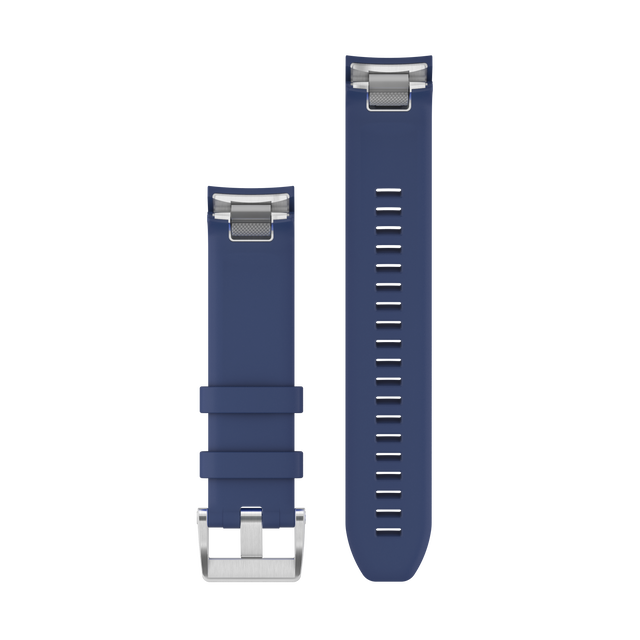 QuickFit® 22 urremme, Navy silikonerem 1