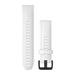 QuickFit® 20 urremme, Hvid silikone, sort hardware 2