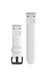 QuickFit® 20 urremme, Hvid silikone, sort hardware 1