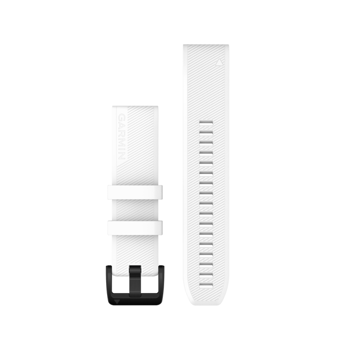 QuickFit® 22 urremme, Hvid, sort hardware i rustfrit stål 2