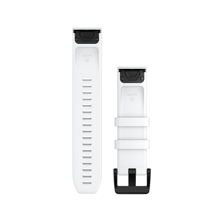 QuickFit® 22 urremme, Hvid, sort hardware i rustfrit stål 1