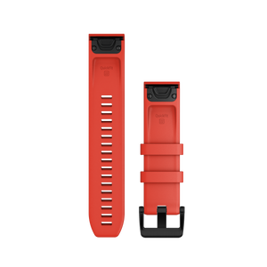QuickFit® 22 urremme, Laser Red, sort hardware i rustfrit stål 1