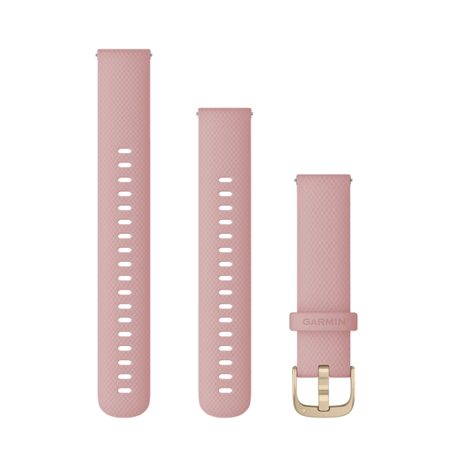 Quick release-remme, Dust Rose, Soft Gold hardware 1