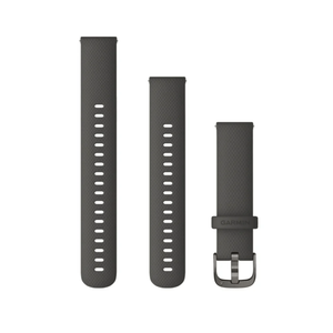 Quick Release remme (18 mm), Mist Grey, sølv hardware 3