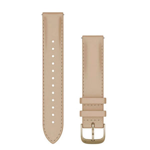 Quick Release remme (20 mm), Ivory, Cream Gold hardware 2