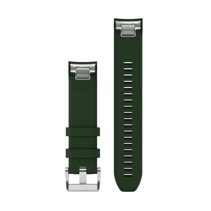 QuickFit® 22 urremme, Pine Green silikonerem 1