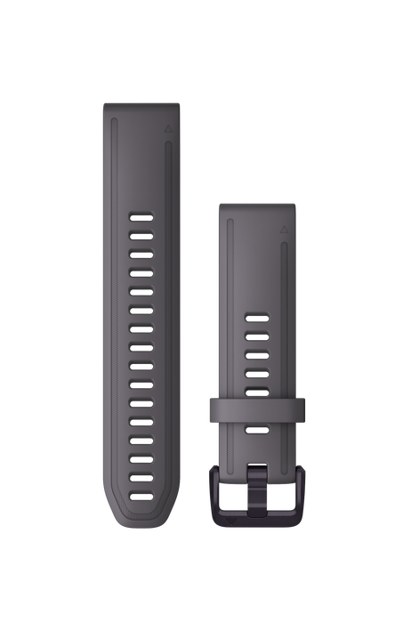 QuickFit® 20 urremme, Shale Grey silikone, Amethyst hardware 1
