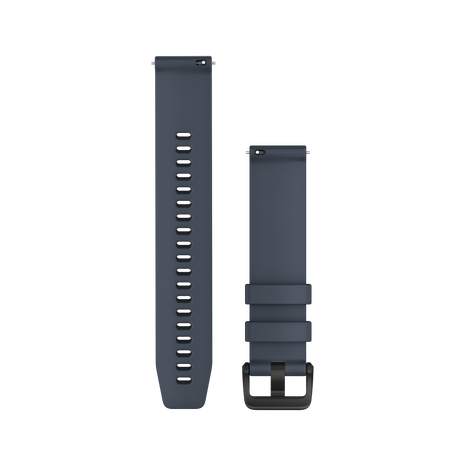 Quick Release remme (20 mm), Granite Blue, sort hardware 1