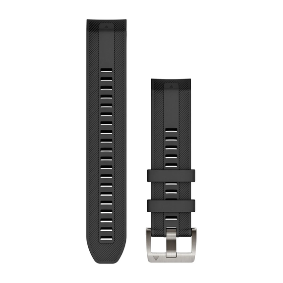 QuickFit® 22 urremme, Sort silikonerem 1