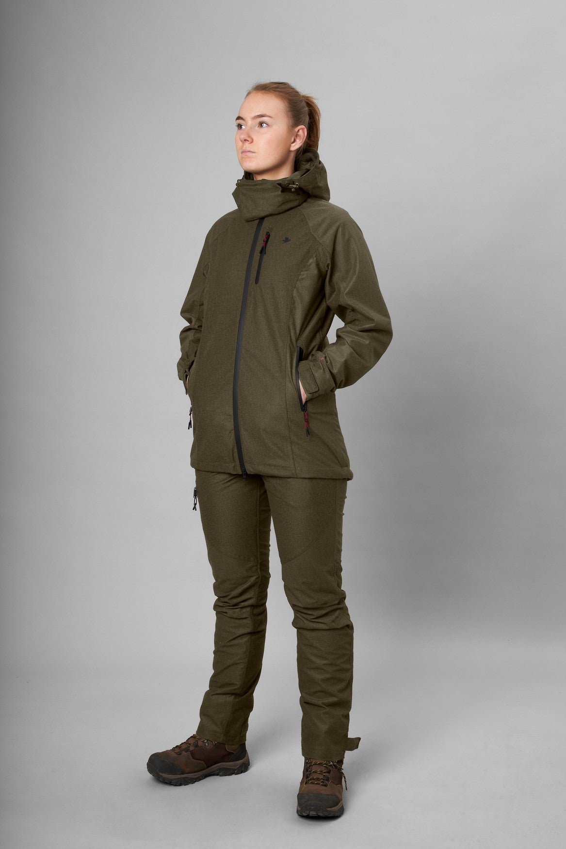 Avail jakke Women Pine green melange - Seeland