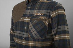 Jarne shooting L/S skjorte Dark olive - Härkila