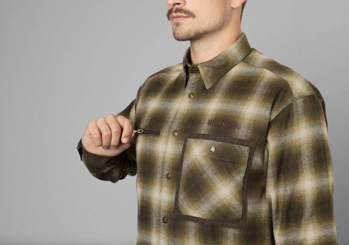 Folke shirt jacket - Willow green - Härkila