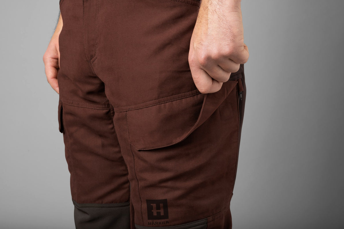 Härkila Scandinavian bukser - Blodstone red/Shadow brown - Härkila