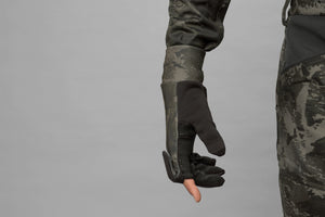 Härkila NOCTYX camo - fleece glove w/foldback finger AXIS MSP®Black - Härkila