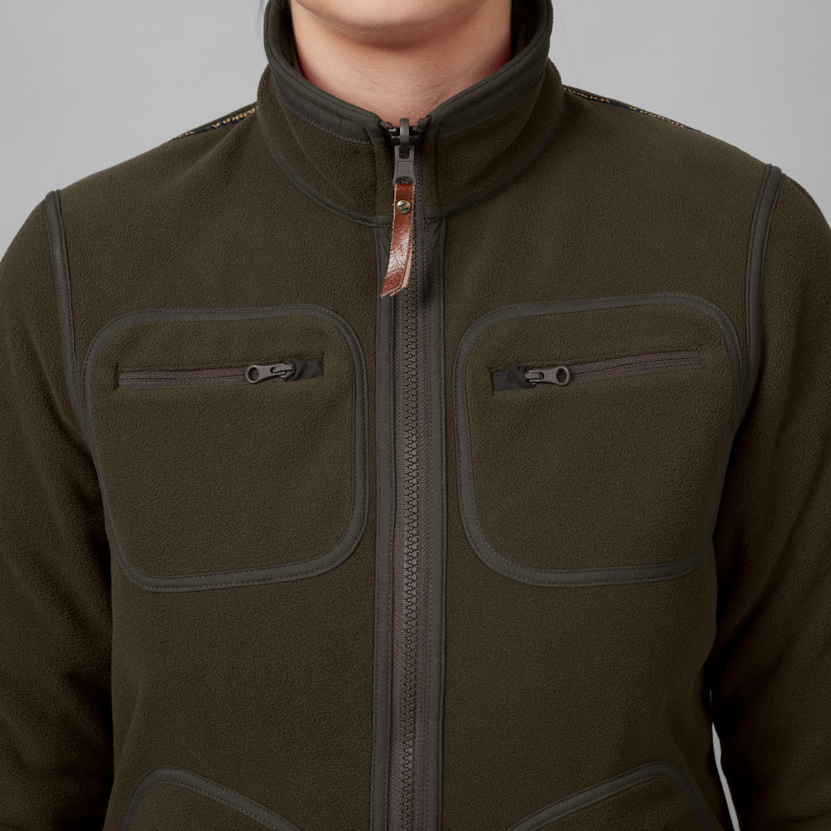 Kamko Fleece Kvinder - Brown/Red - Härkila