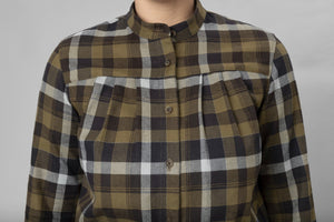 Sigrid L/S skjorte til kvinder Willow green/Phantom - Härkila