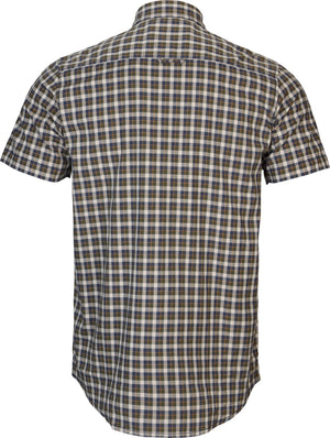Härkila Fjell S/S-skjorte Naval Blue Check - Härkila