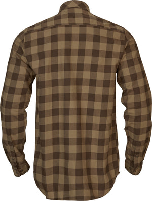 Härkila skandinavisk L/S-skjorte - Antique Bronze Check - Härkila