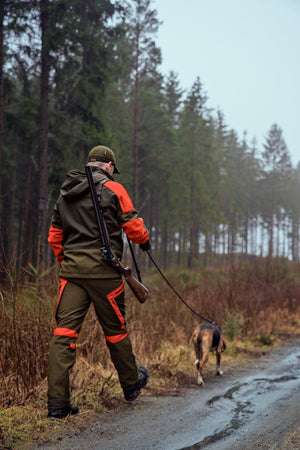 Str. 48 - Pro Hunter Dog Keeper GTX bukser Willow green/Orange - Härkila - Ombytningsvare