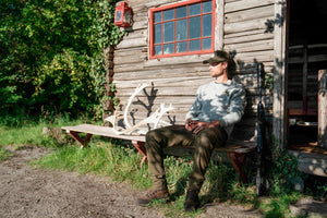 Outdoor stretch bukser - Grizzly brown/Duffel green - Seeland