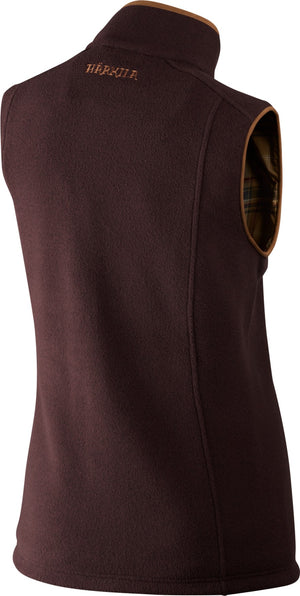 Sandhem Lady fleece vest - Dark port melange - Härkila