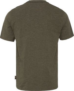 Outdoor t-shirt Pine green melange - Seeland