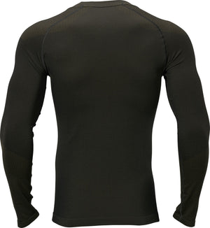 Härkila Base active L/S rund hals Dark willow green - Härkila