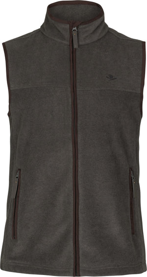 Woodcock Earl Fleece Vest - Dark Grey Melange - Seeland