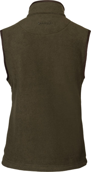 Woodcock Ivy Fleece Vest - Pine green melange - Seeland