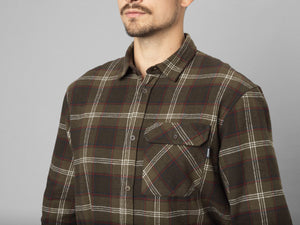 Glen Flannel Skjorte - Pine green check - Seeland