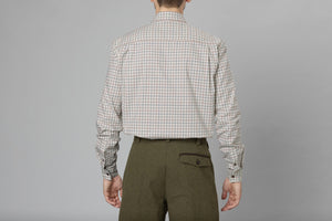 Oxford Shooting Skjorte - Grape Leaf/Terracotta Check - Seeland