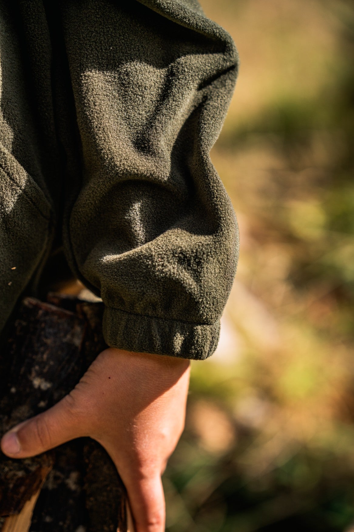 Benjamin Junior Fleece Pine green - Seeland
