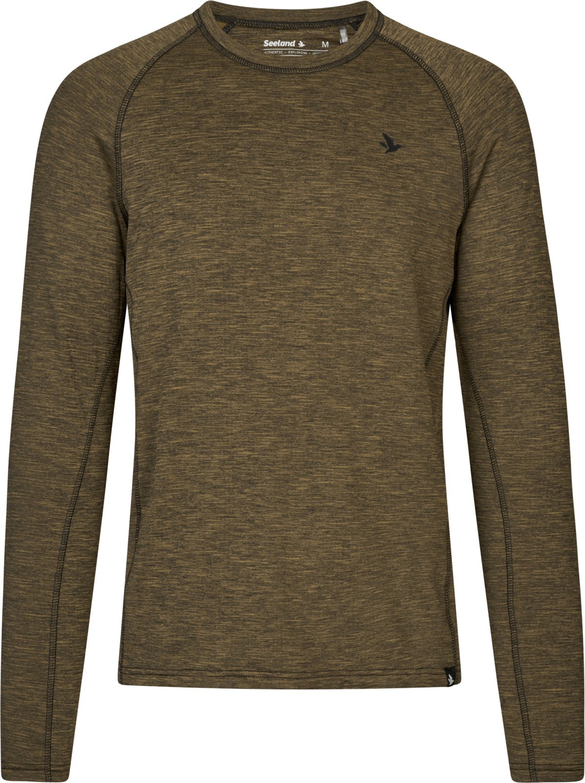 Peak T-shirt Military Olive Melange  - Seeland