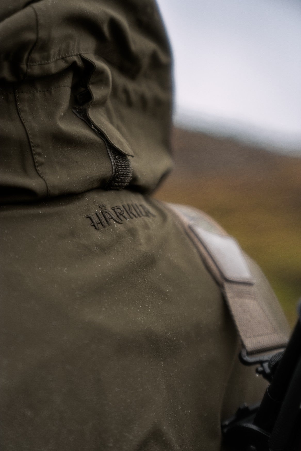 Orton tech HWS packable smock Willow green - Härkila