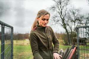 Oda fleece jakke Women Willow green - Härkila
